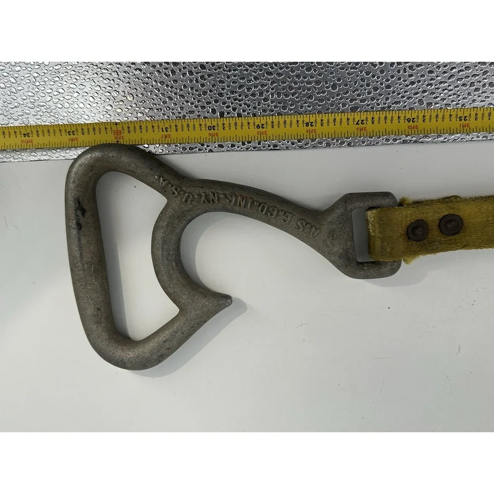 Vintage Firefighter Hose & Ladder Strap A.S E. Inc. NY USA